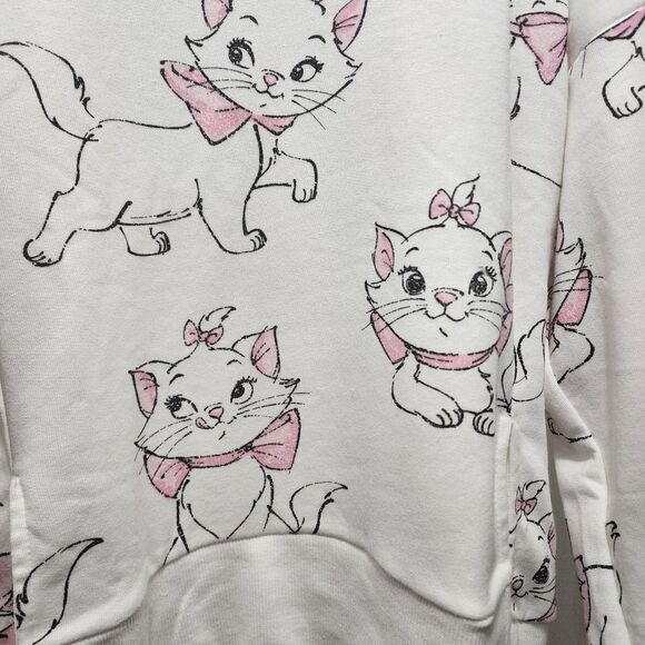 H&M Disney Girls Aristocats Marie French Terry Sweatshirt Size 12/14 NEW w/ Tags - Picture 5 of 10